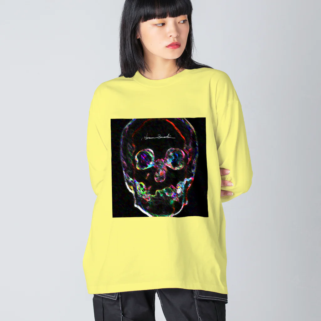 Akieem Zawadi's SHOPのBright Face Big Long Sleeve T-Shirt