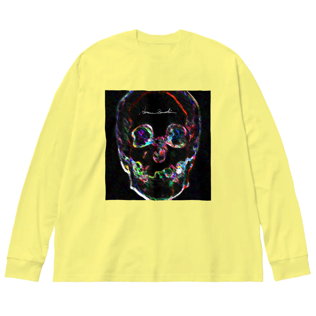 Akieem Zawadi's SHOPのBright Face Big Long Sleeve T-Shirt