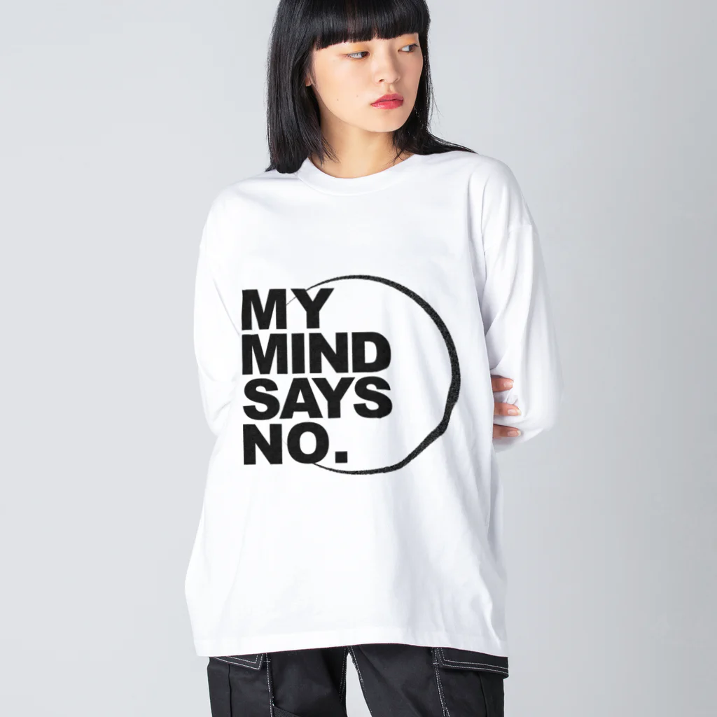 COTANのMY MIND SAYS NO. ビッグシルエットロングスリーブTシャツ