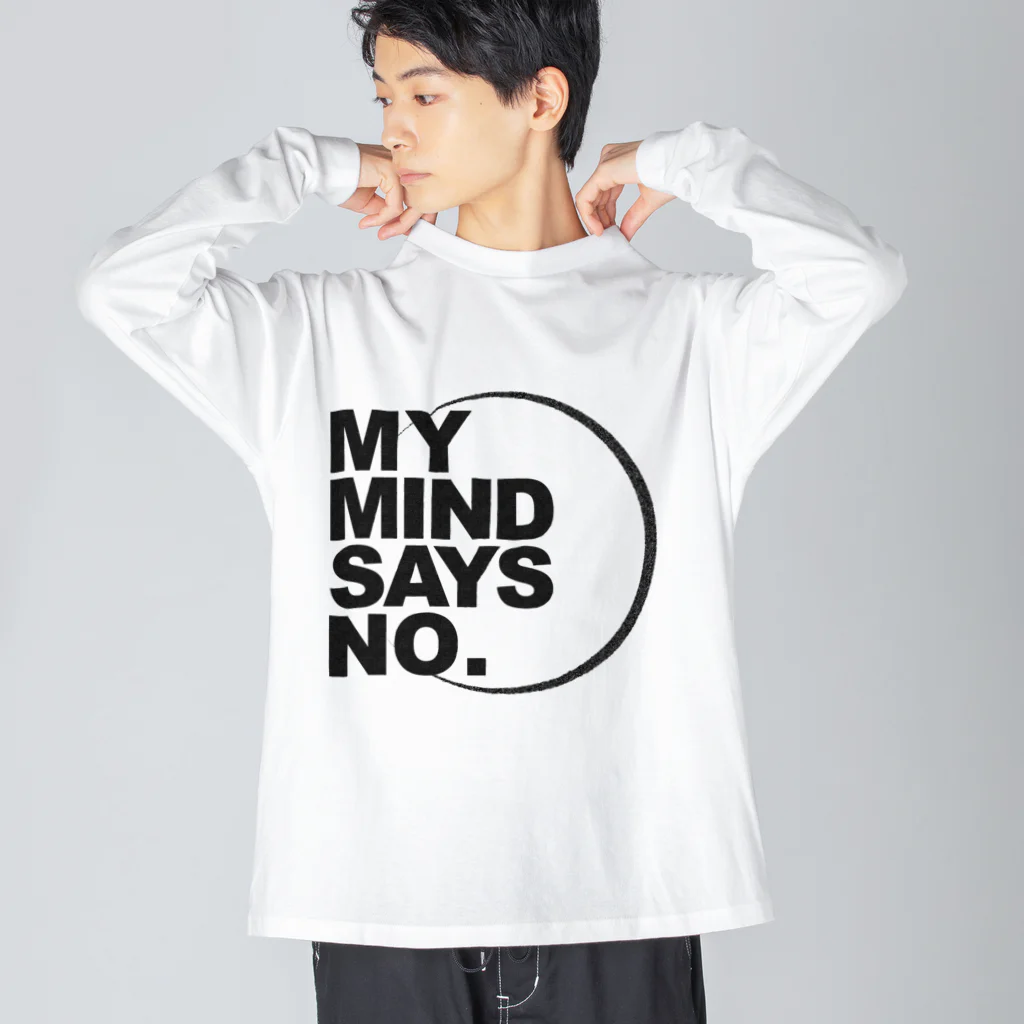 COTANのMY MIND SAYS NO. ビッグシルエットロングスリーブTシャツ