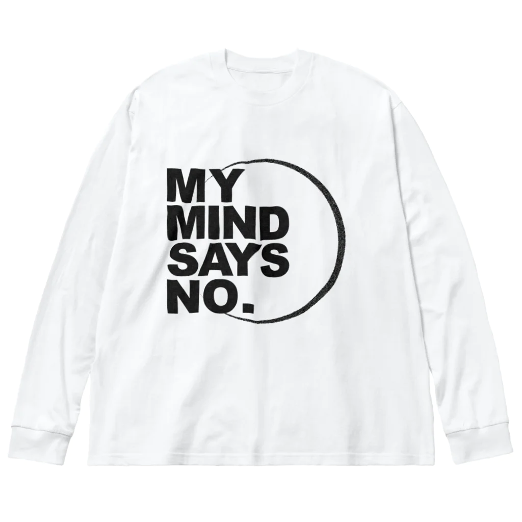 COTANのMY MIND SAYS NO. ビッグシルエットロングスリーブTシャツ