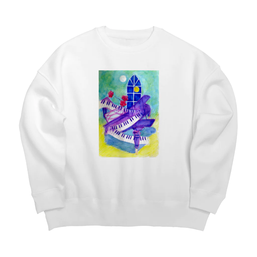 リラの幻想 Big Crew Neck Sweatshirt