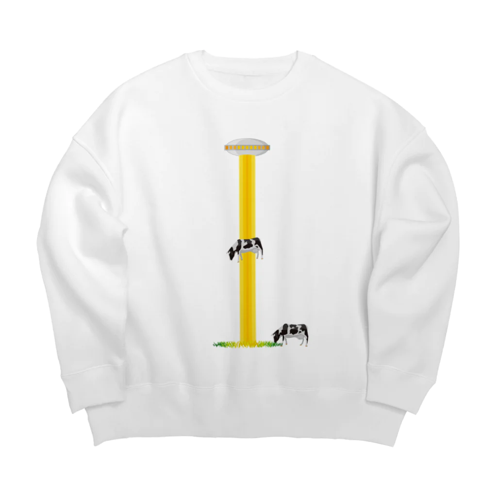 GubbishのCattle mutilation Big Crew Neck Sweatshirt