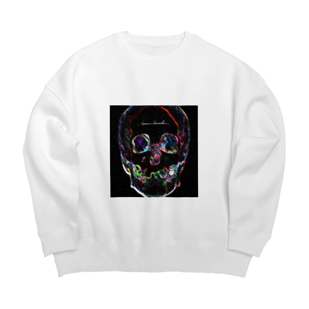 Akieem Zawadi's SHOPのBright Face Big Crew Neck Sweatshirt