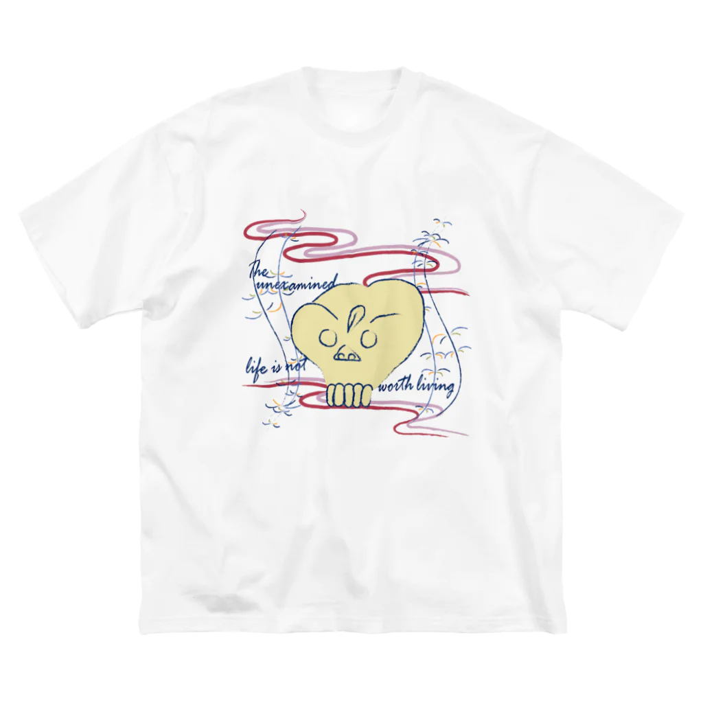 atelier  Enough のCG-KONDO-DOKURO-col ビッグシルエットTシャツ