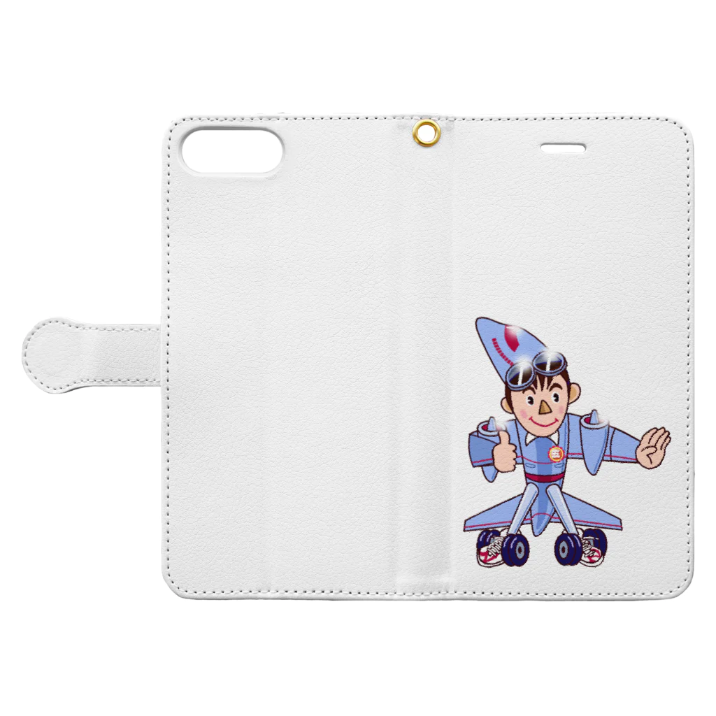 石田 汲の安和翔吾郎　異能兄弟シリーズ05 Book-Style Smartphone Case:Opened (outside)