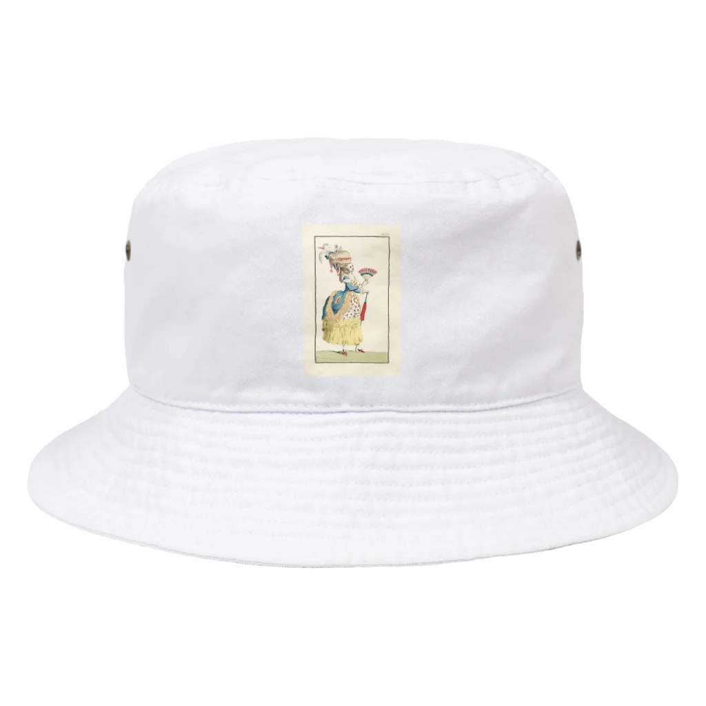 J. Jeffery Print Galleryのマリーアントワネット時代 Bucket Hat