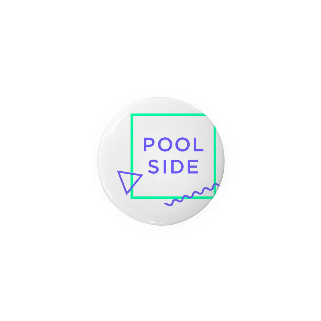 テストアカウントのPOOLSIDE 缶バッジ