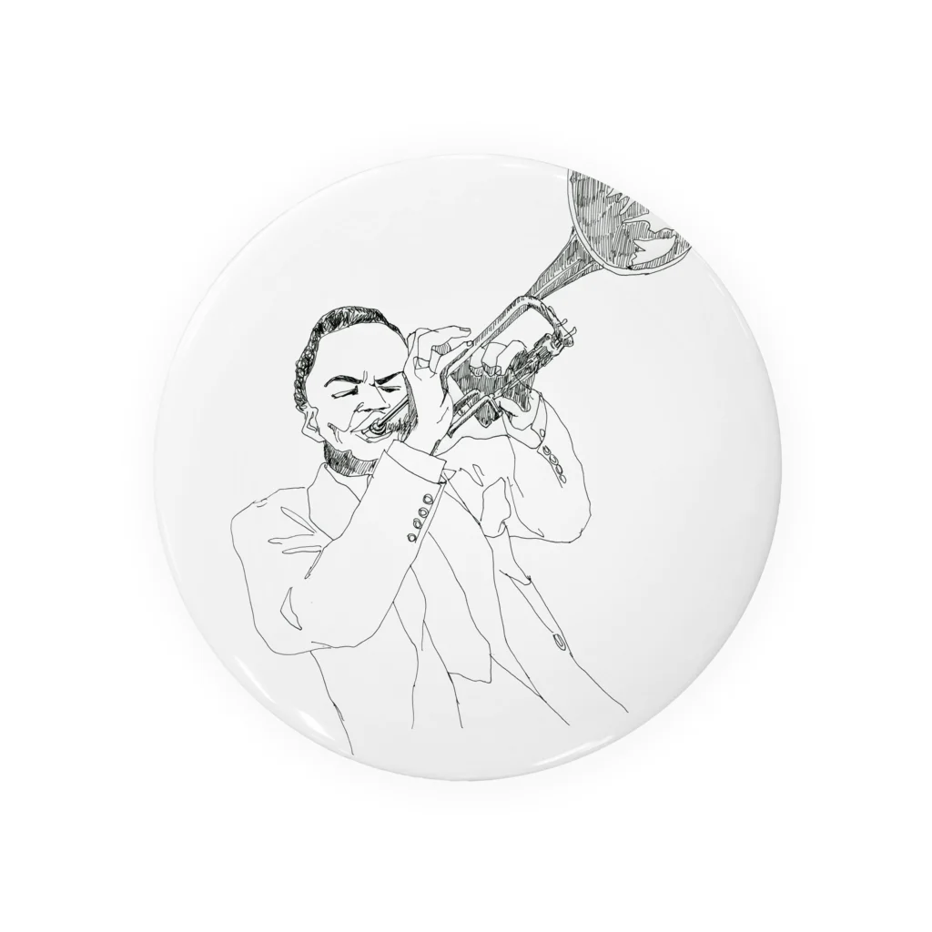 古屋智子（TomokoFuruya）のJazz トランペット Tin Badge