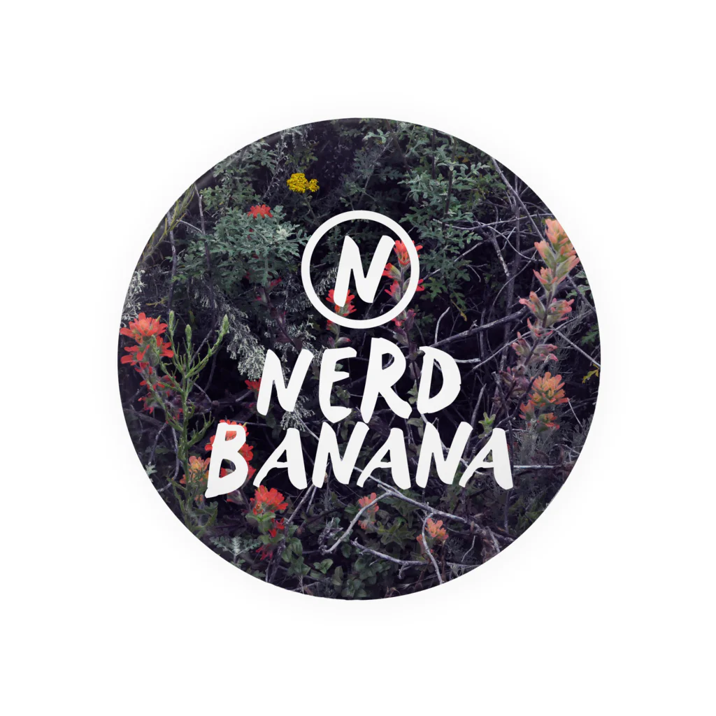 テストアカウントのNERD BANANA 缶バッジ