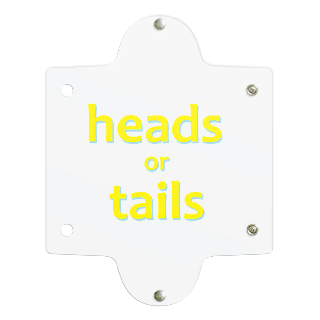 Lenのheads or tails　yellow＋blue クリアマルチケース