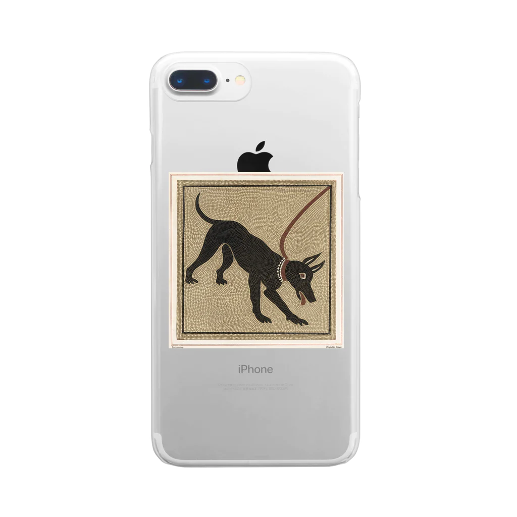 J. Jeffery Print Galleryのポンペイの番犬 Clear Smartphone Case