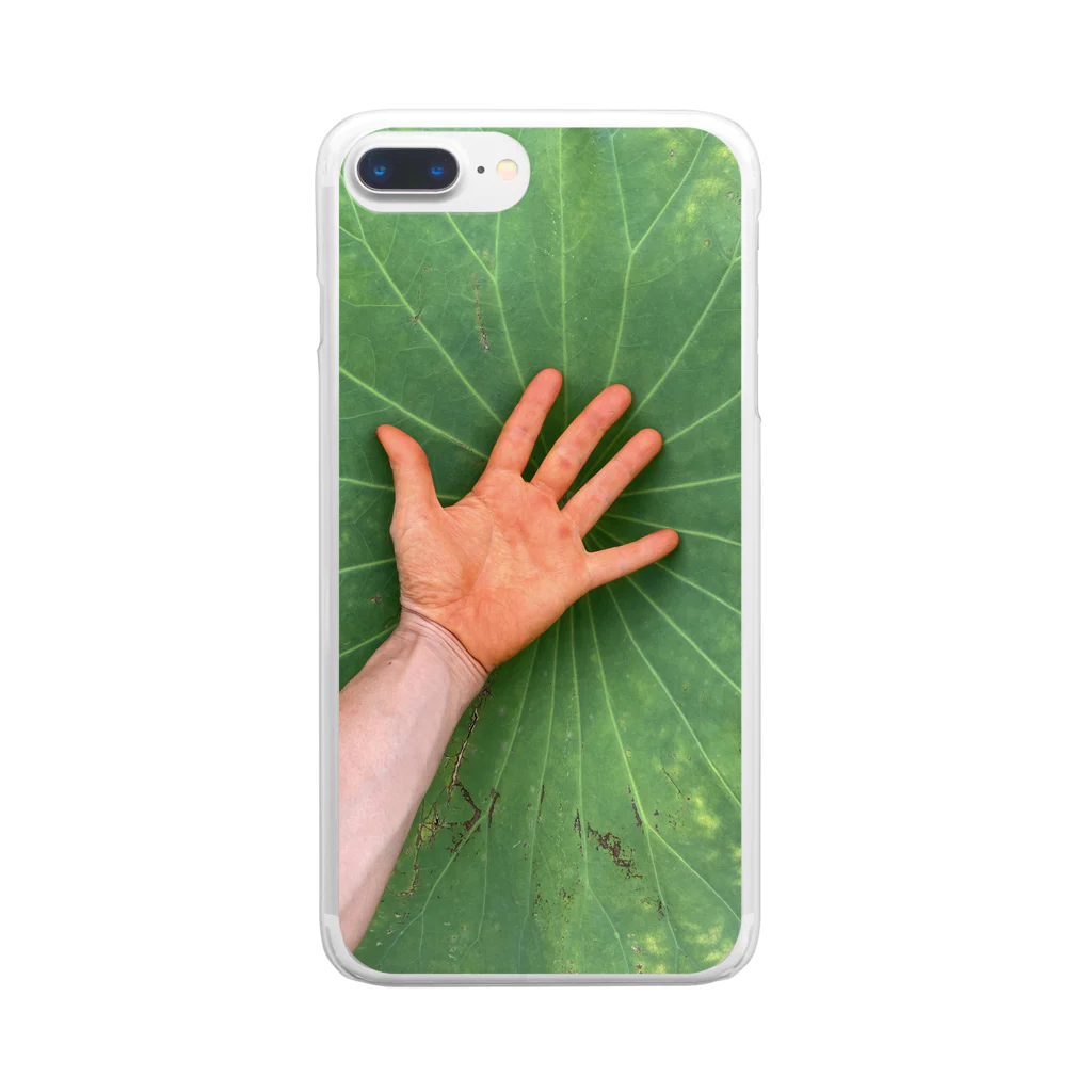 芸術家　ひらののヘナの手 Clear Smartphone Case