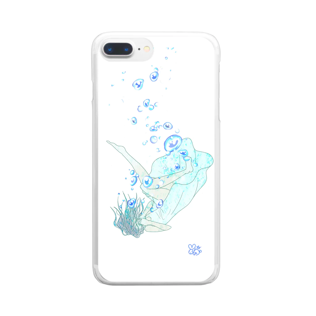 Masanoの人魚姫になりたかった少女 Clear Smartphone Case