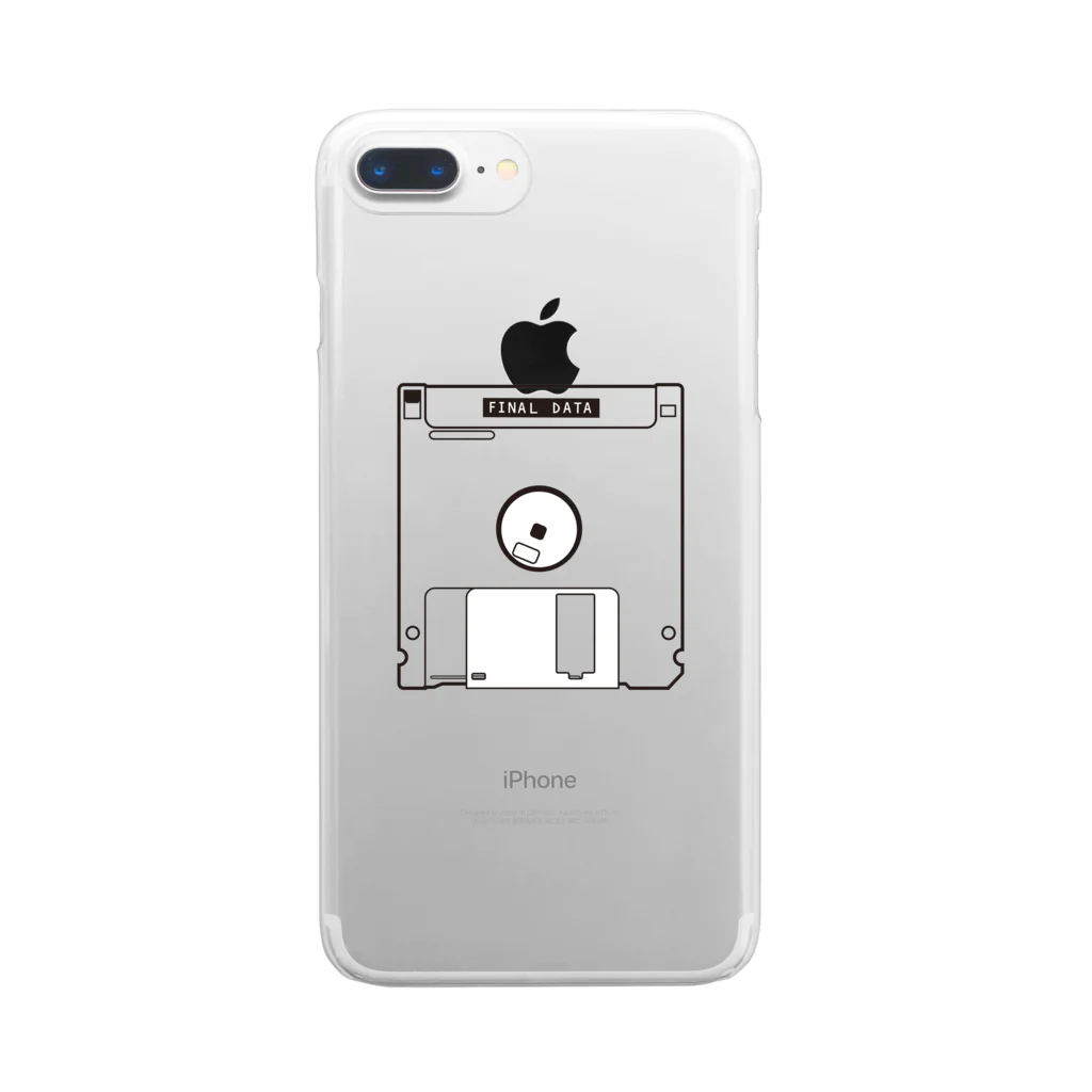 てなが.jpのFinalData Clear Smartphone Case