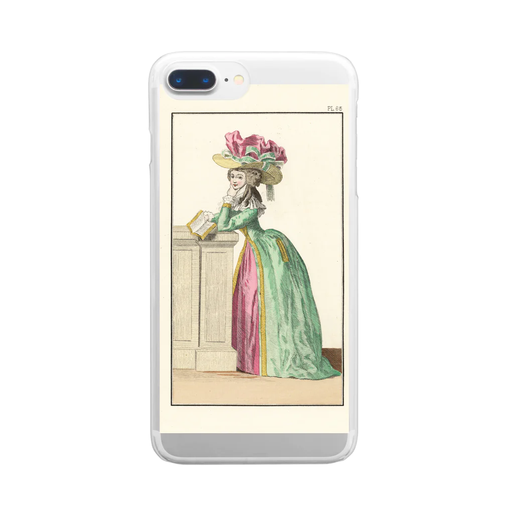 J. Jeffery Print Galleryのマリーアントワネット時代のファッション Clear Smartphone Case