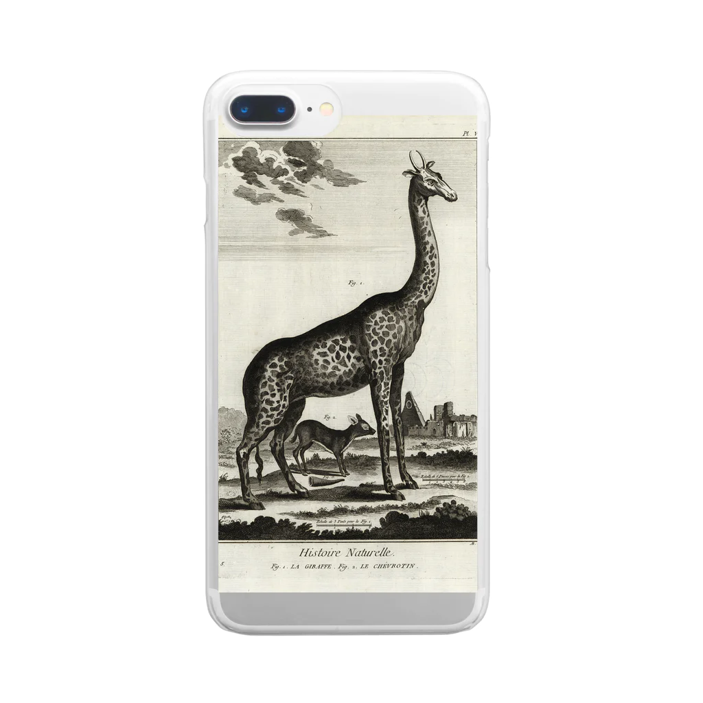 J. Jeffery Print Galleryのディドロ自然史 Clear Smartphone Case