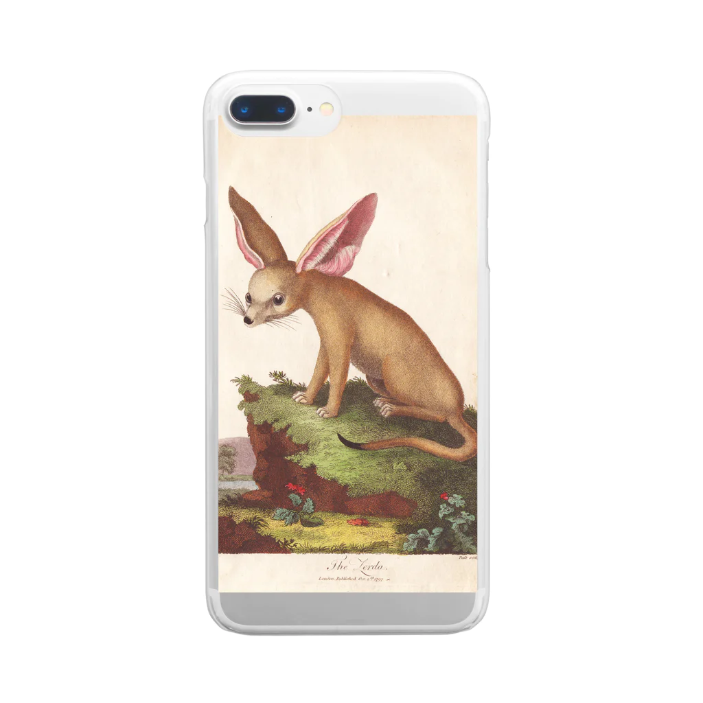 J. Jeffery Print Galleryのフェネックギツネ Clear Smartphone Case