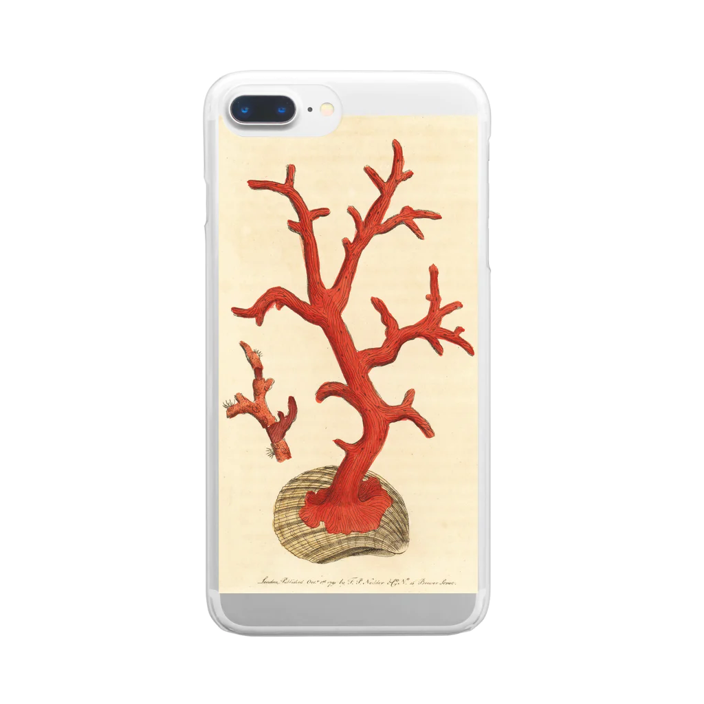 J. Jeffery Print Galleryの赤サンゴ Clear Smartphone Case