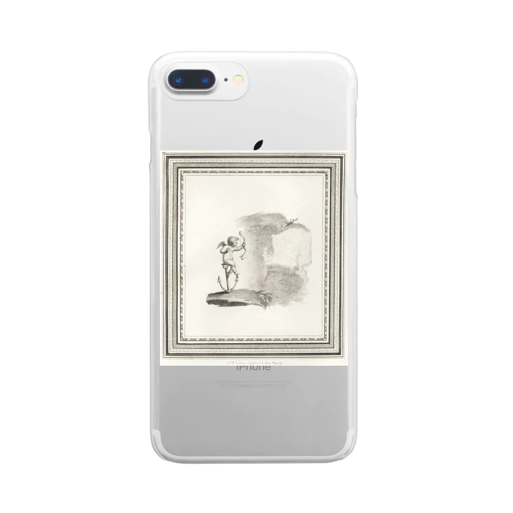 J. Jeffery Print Galleryの天使が矢を放つ Clear Smartphone Case