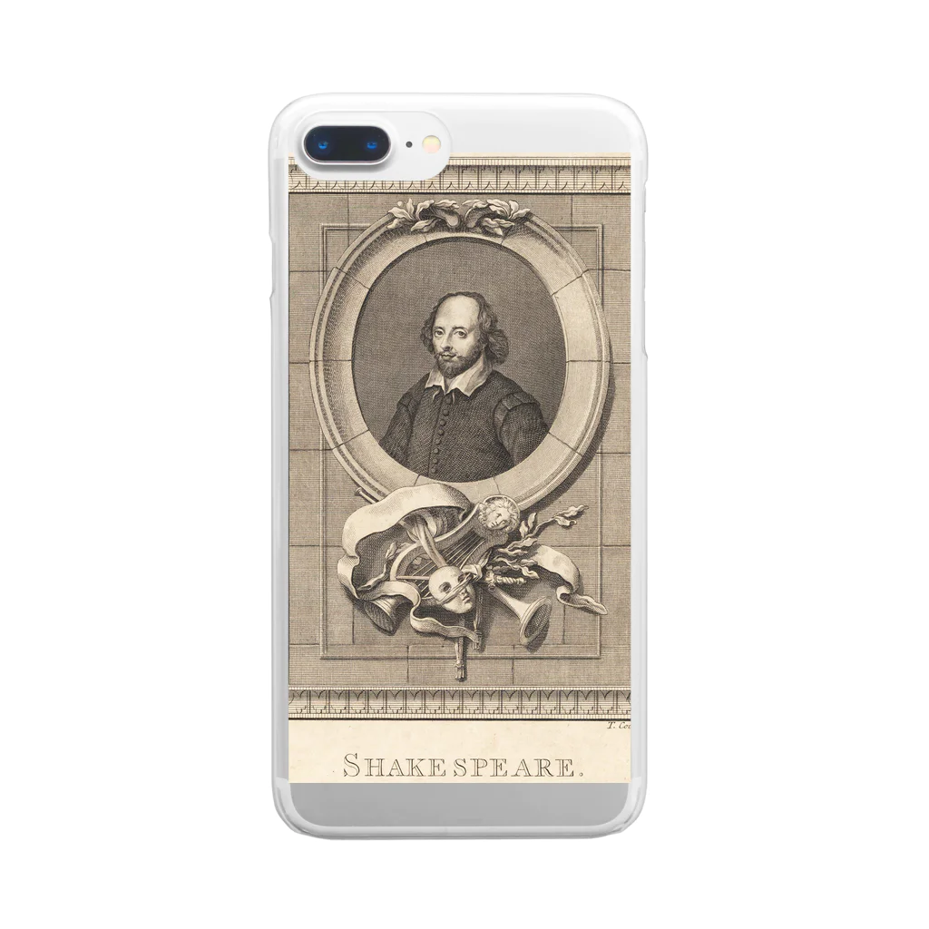 J. Jeffery Print Galleryのウィリアム・シェイクスピア Clear Smartphone Case