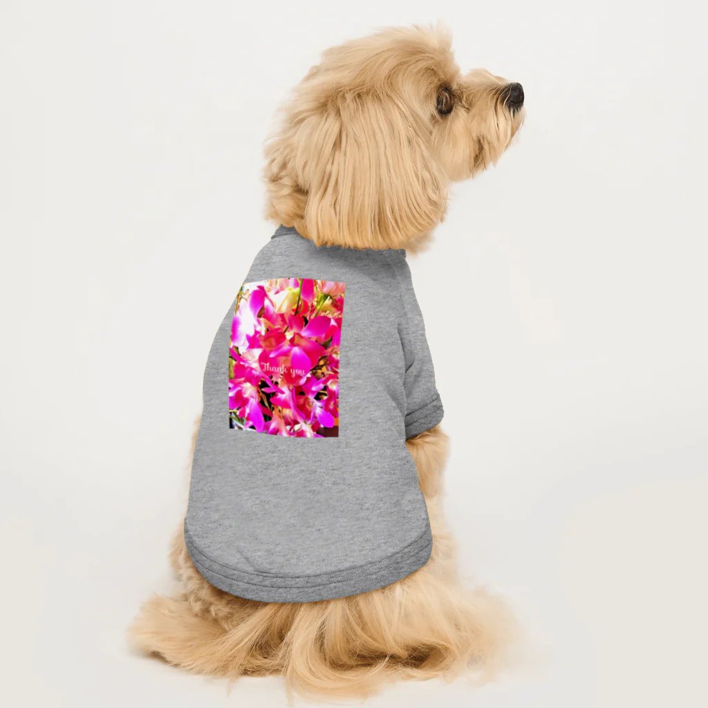 maruitukiしずかのThank you. Dog T-shirt