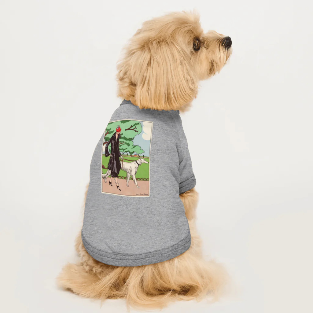 J. Jeffery Print Galleryの愛犬とお散歩 ドッグTシャツ