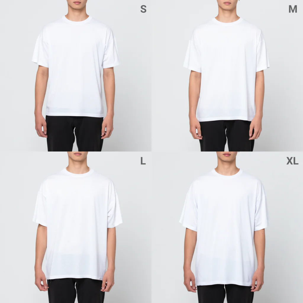 megamegaのめがねversion1 All-Over Print T-Shirt :model wear (male)