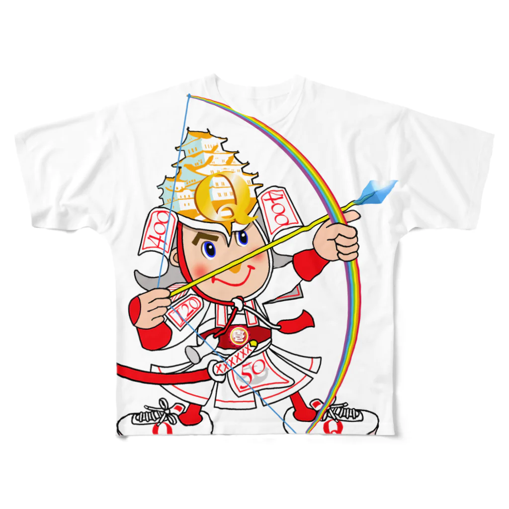 石田 汲の姫路城一郎　異能兄弟シリーズ01 All-Over Print T-Shirt