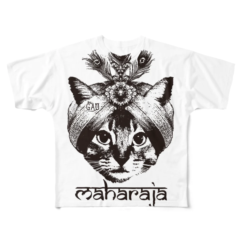 NobigaoのNobigao マハラジャキャット All-Over Print T-Shirt