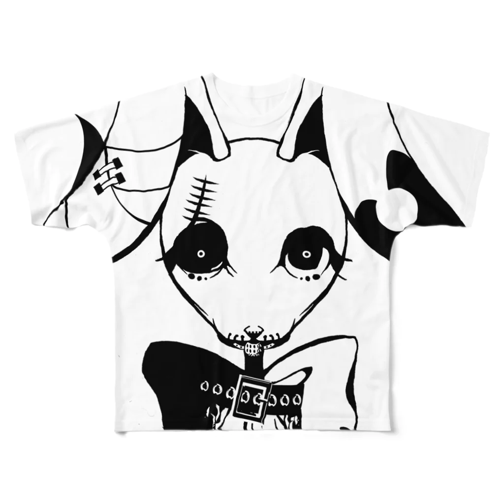 unoのゴスパンうさちゃん All-Over Print T-Shirt