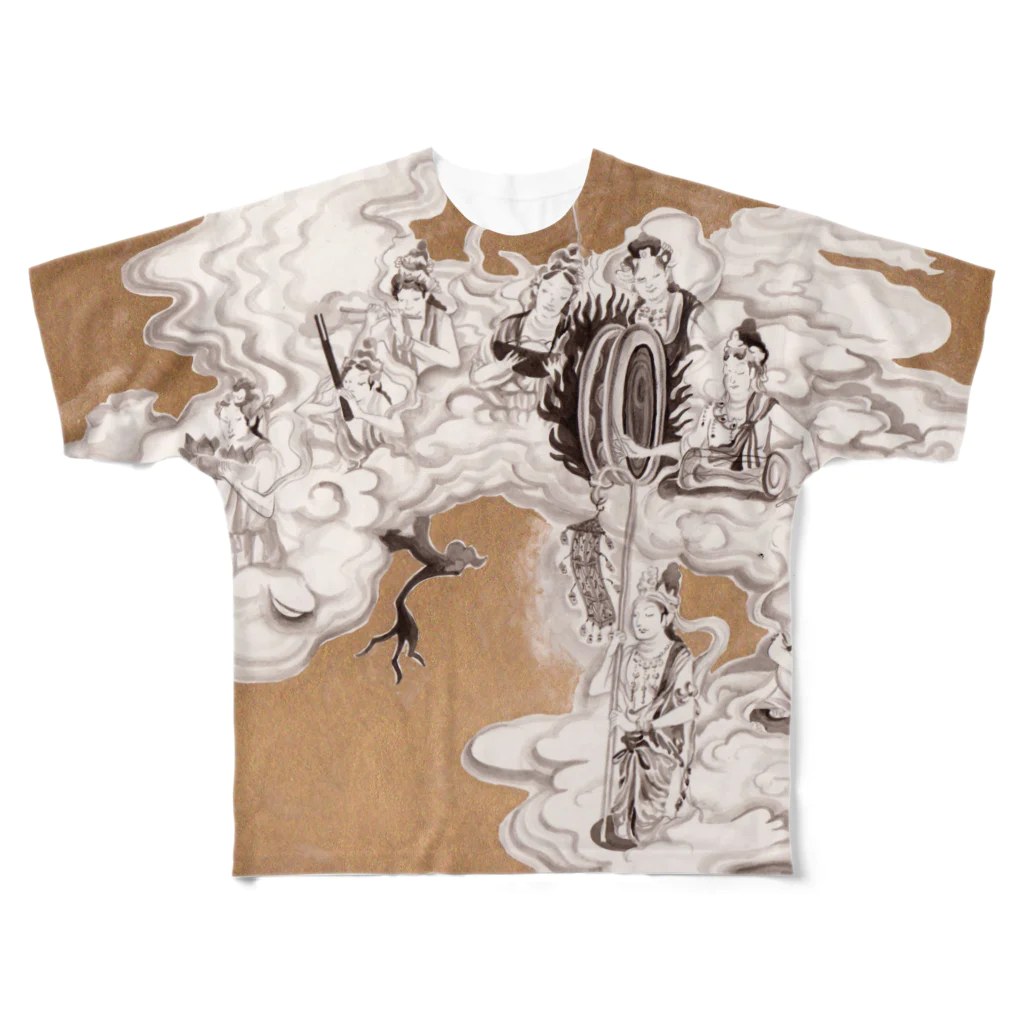 yukimimannoのほとけさま All-Over Print T-Shirt