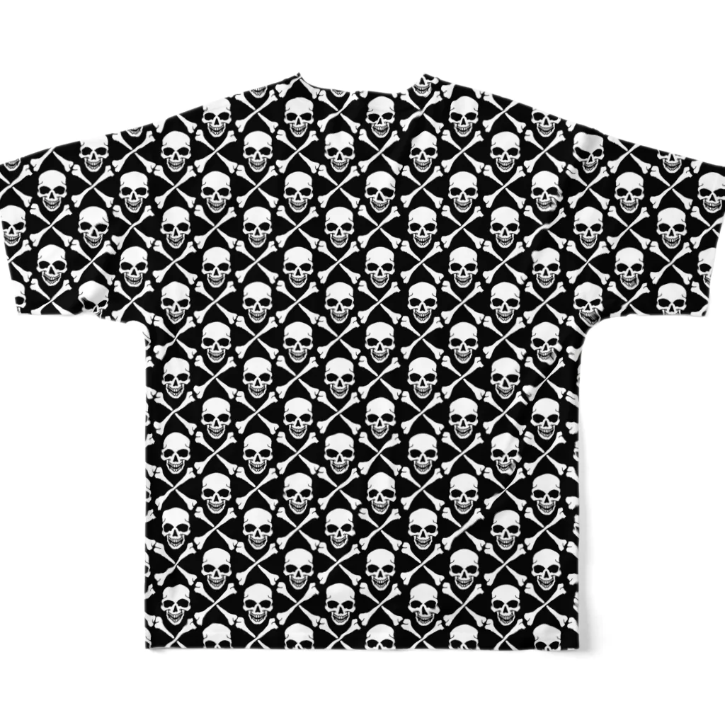 JUNのskull No.0001 All-Over Print T-Shirt :back