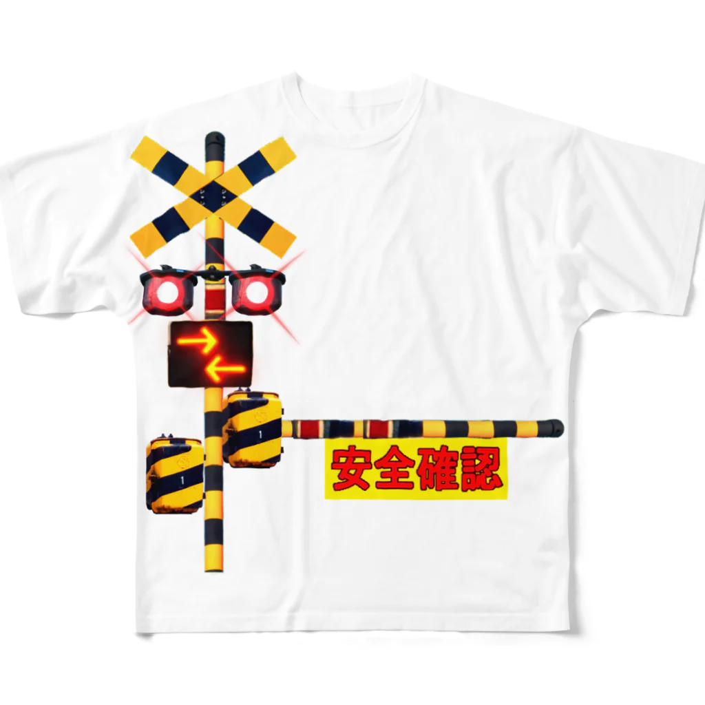 FumikiriSmileTV ふみきりスマイルTVの「ふみきりスマイル」グッズ  All-Over Print T-Shirt