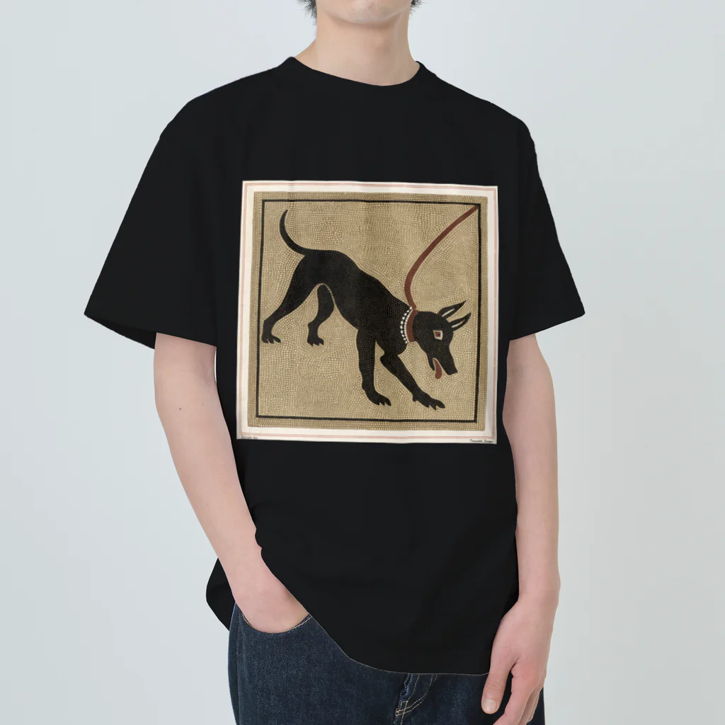 J. Jeffery Print Galleryのポンペイの番犬 ヘビーウェイトTシャツ