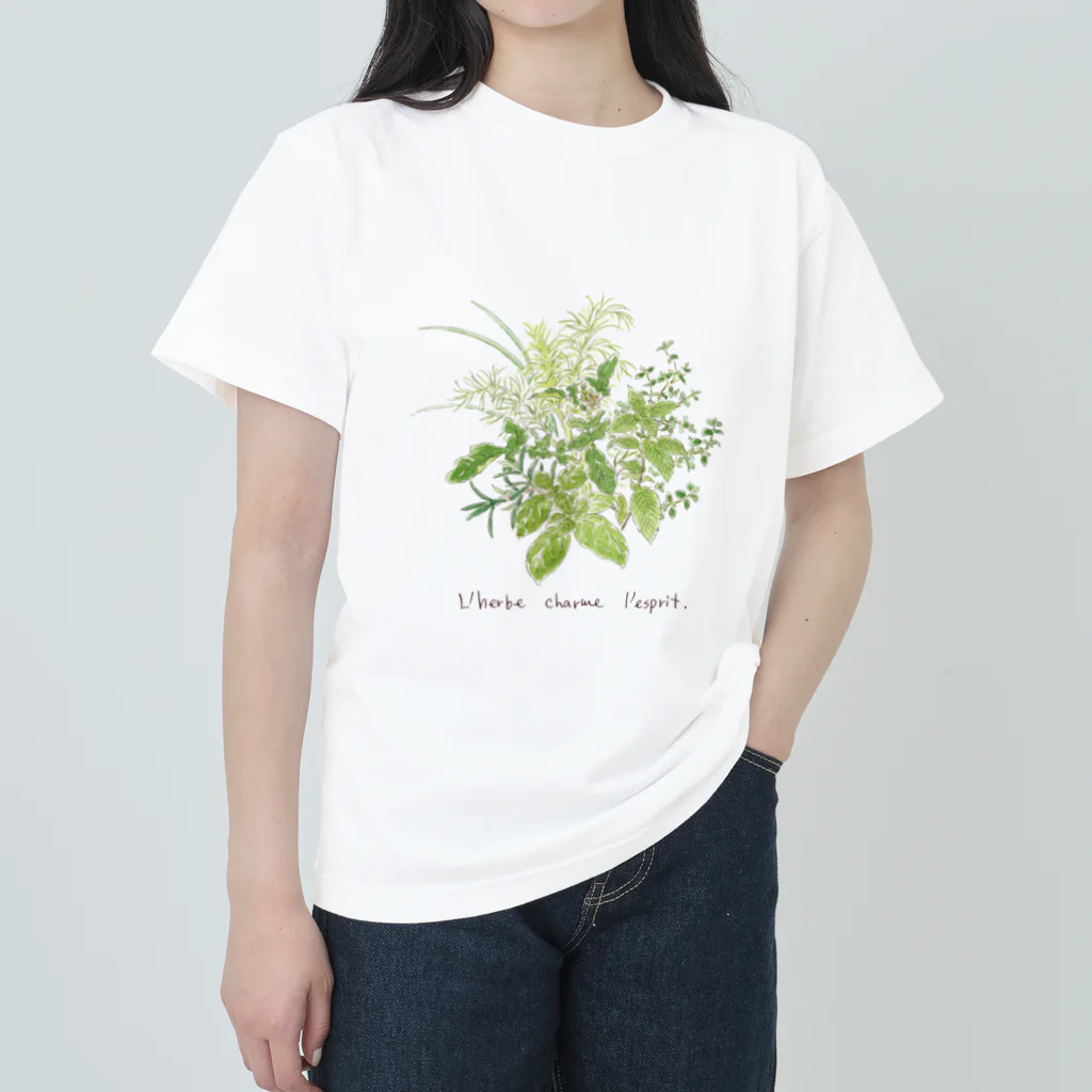 かんざき かりんのナチュラルシリーズ「ハーブ」 Heavyweight T-Shirt