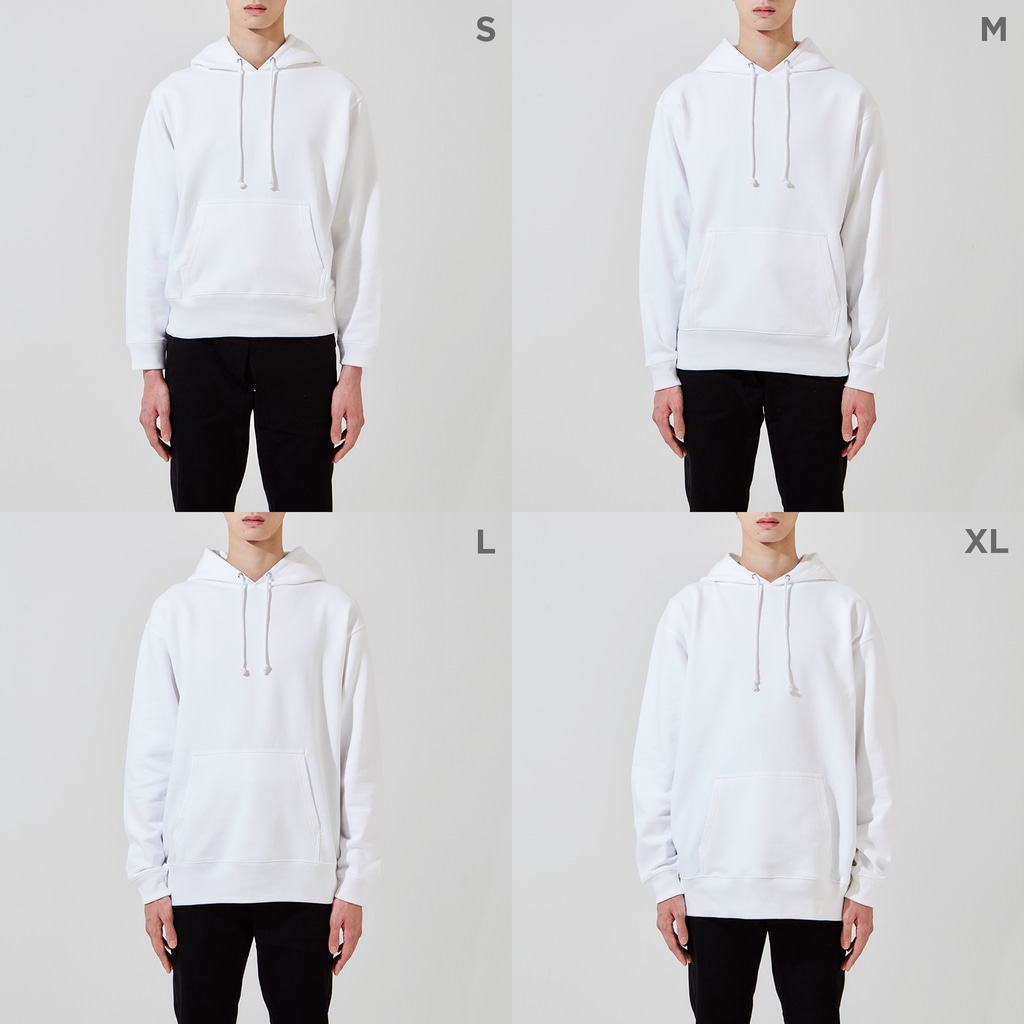 まめのき。のまぐろ部位① Hoodie :model wear (male)