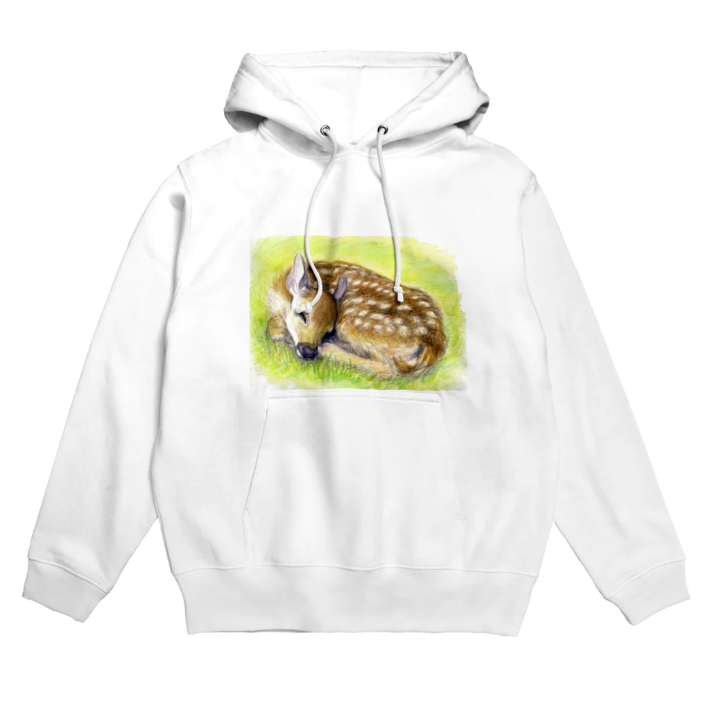 リラのお昼寝の子鹿 Hoodie