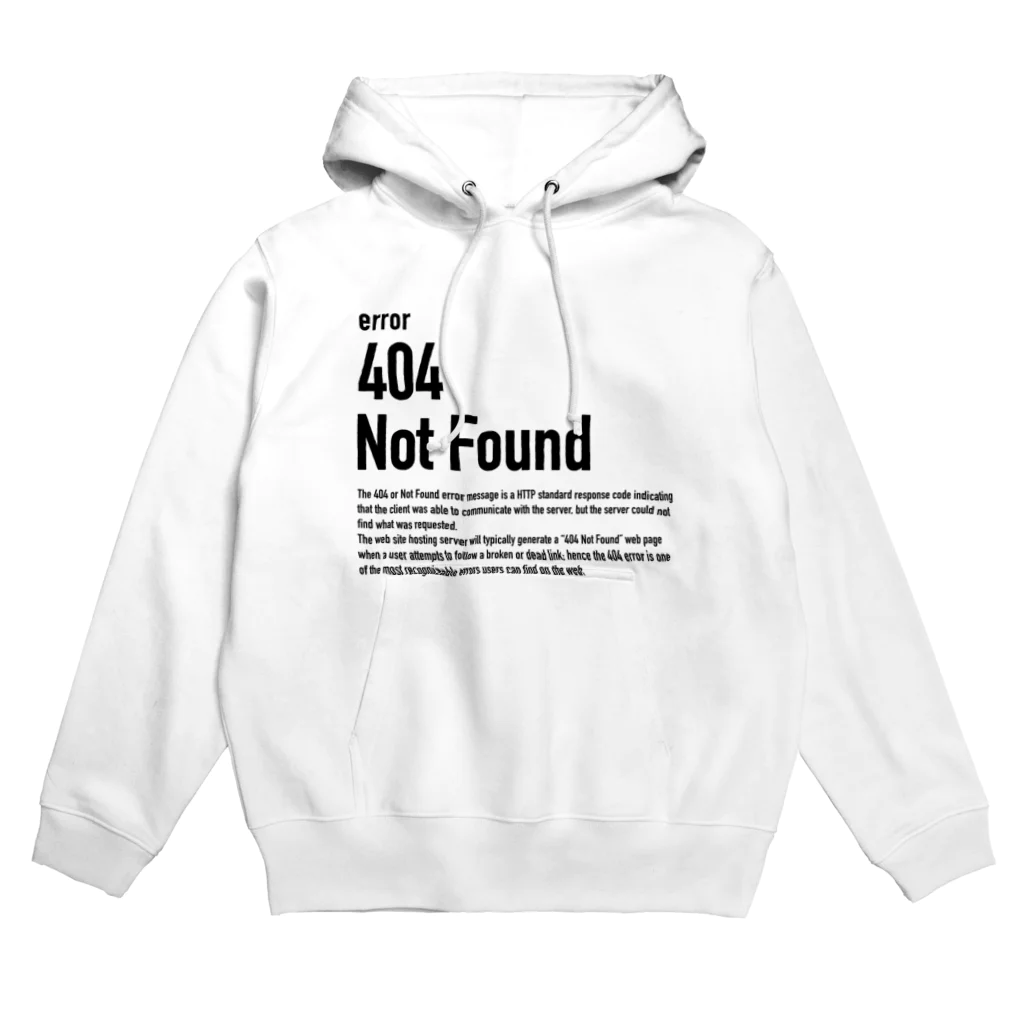 kengochiの404 Not Found（エラーコードシリーズ） パーカー