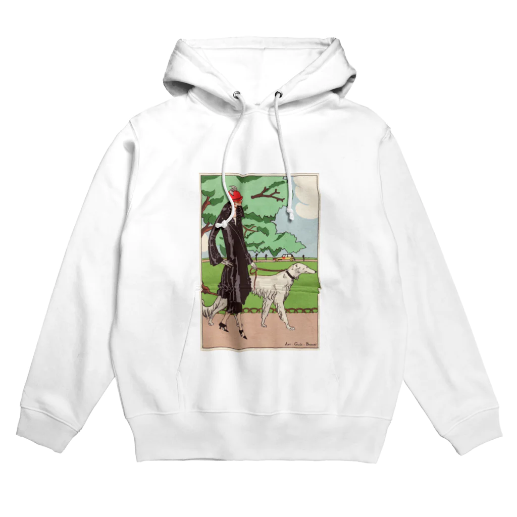 J. Jeffery Print Galleryの愛犬とお散歩 Hoodie