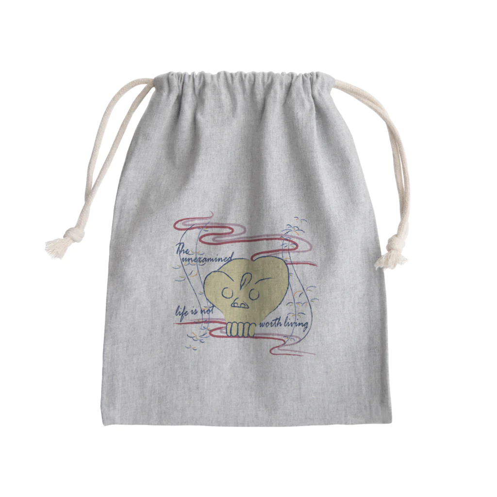 atelier  Enough のCG-KONDO-DOKURO-col Mini Drawstring Bag