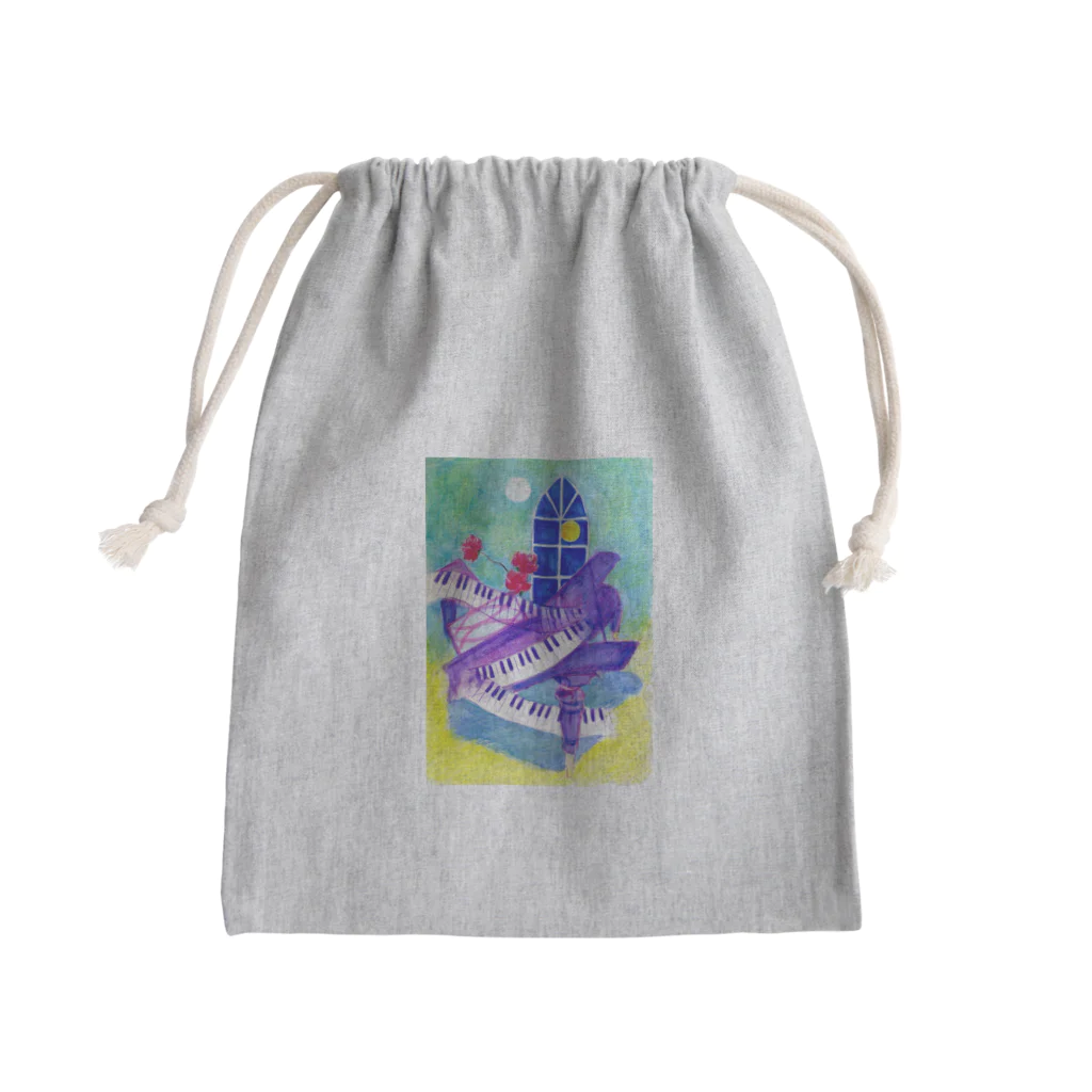 リラの幻想 Mini Drawstring Bag