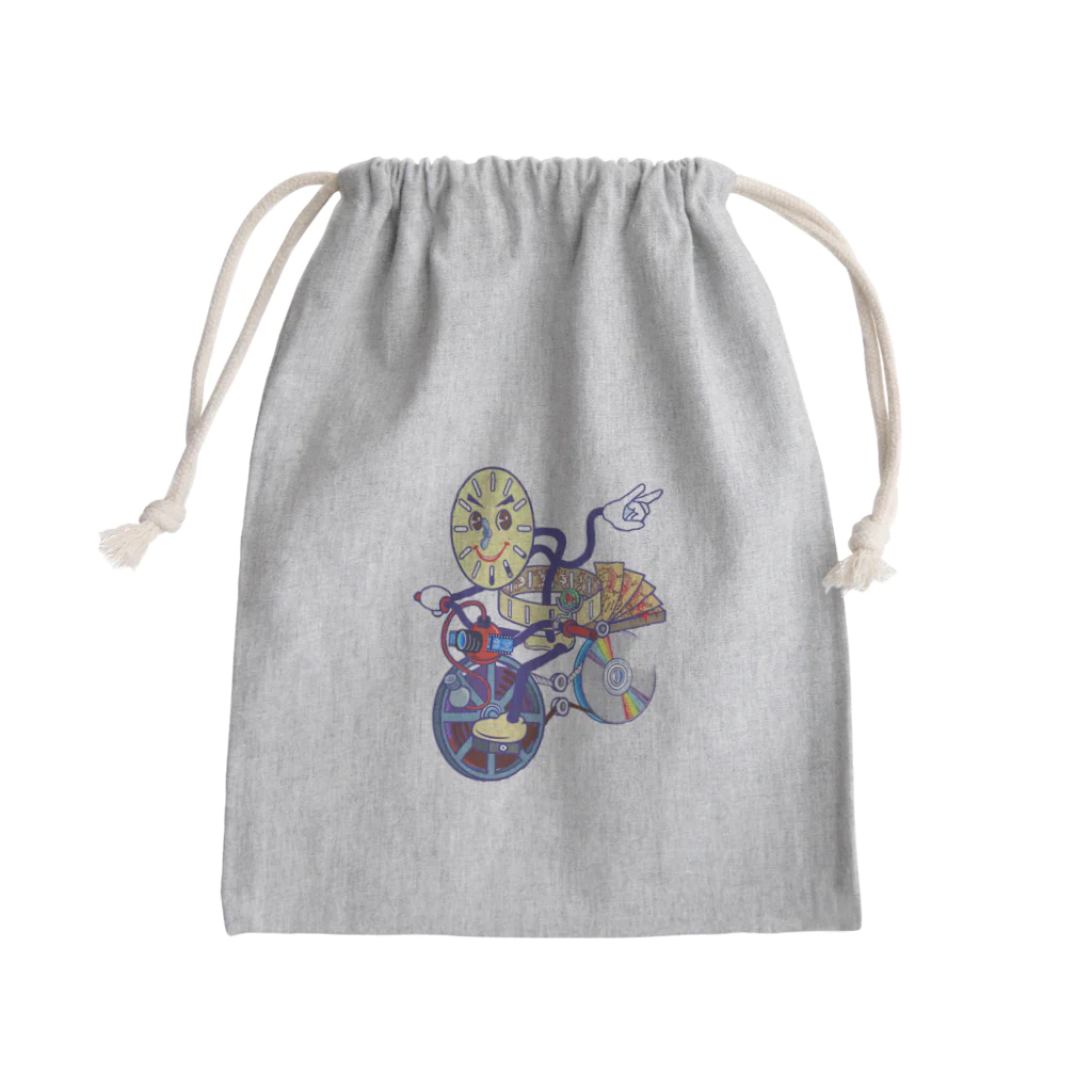 石田 汲のアニメアニムス Mini Drawstring Bag