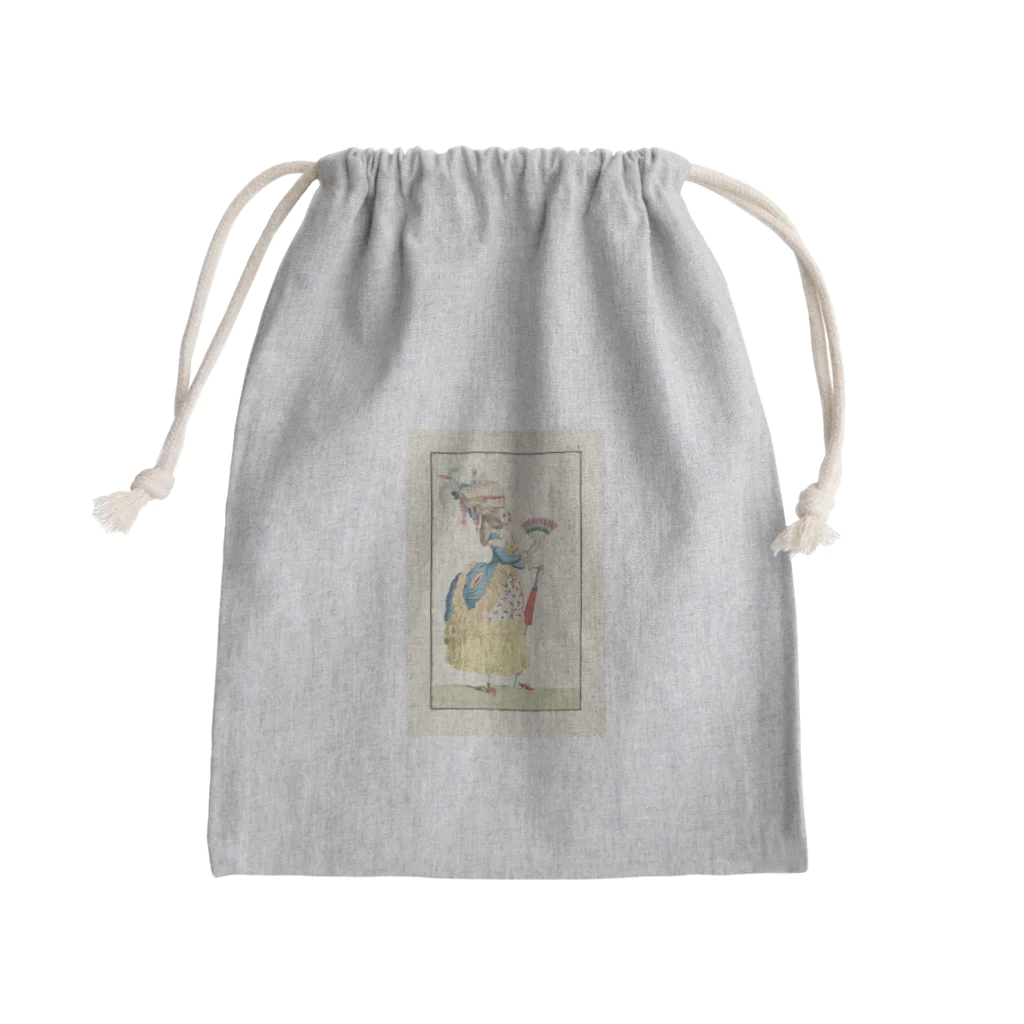 J. Jeffery Print Galleryのマリーアントワネット時代 Mini Drawstring Bag