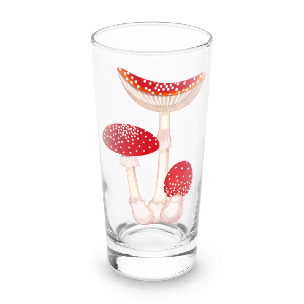 HAROKELLOGGのベニテングタケ Long Sized Water Glass :front