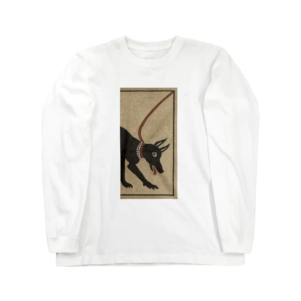 J. Jeffery Print Galleryのポンペイの番犬 ロングスリーブTシャツ