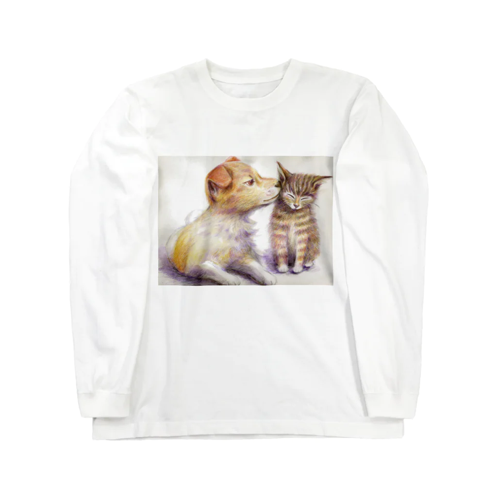 リラの子犬と子猫 Long Sleeve T-Shirt