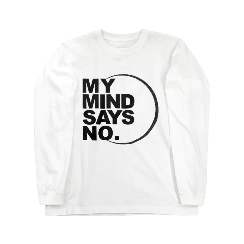 COTANのMY MIND SAYS NO. ロングスリーブTシャツ