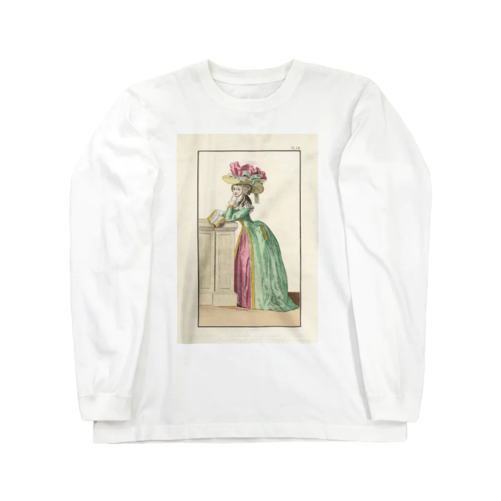 J. Jeffery Print Galleryのマリーアントワネット時代のファッション Long Sleeve T-Shirt