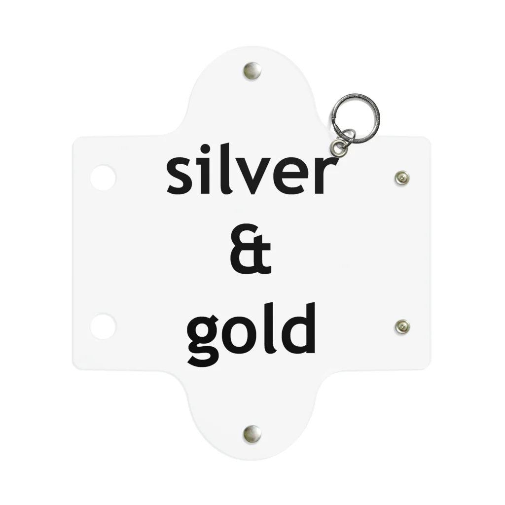 Lenのsilver & gold ミニクリアマルチケース